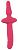 Розовый двусторонний вибратор 2in1 Vibrator   Butt Plug от Orion