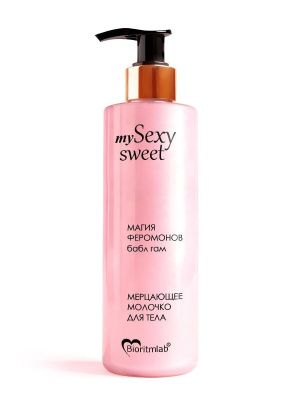 Молочко для тела Sexy Sweet с ароматом бабл-гам, шиммером и феромонами - 200 мл. от Биоритм