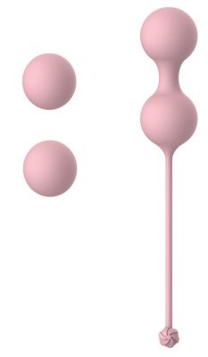 Набор розовых вагинальных шариков Love Story Diva от Lola toys
