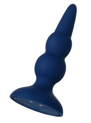 Синяя анальная вибровтулка O Play Prime - 12 см. от ToyFa
