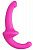 Розовый безремневой страпон Silicone Strapless Strapon от Shots Media BV