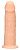 Телесный фаллоимитатор без мошонки Silicone Dildo Without Balls - 19,2 см. от Shots Media BV