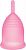 Розовая менструальная чаша Clarity Cup L от Bradex