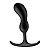 Черный массажер простаты с утяжелителями Premium Silicone Weighted Prostate Plug Medium - 16,3 см. от XR Brands