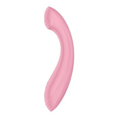 Розовый вибромассажер G-Force - 19 см. от Satisfyer