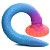 Фантазийный люминесцентный фаллоимитатор в форме змеи Makara Glow-in-the-Dark Silicone Snake Dildo - 46 см. от XR Brands