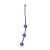 Фиолетовая анальная цепочка JAMMY JELLY ANAL 3 BEADS VIOLET - 15 см. от Toyz4lovers