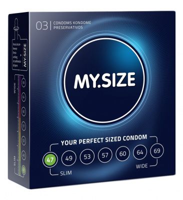 Презервативы MY.SIZE размер 47 - 3 шт. от R&S GmbH