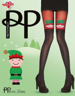 Колготки с рисунком в виде эльфов от Pretty Polly