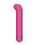 Розовый перезаряжаемый вибратор Flamie - 18,5 см. от Lola toys