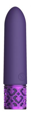 Фиолетовая перезаряжаемая вибропуля Imperial - 10 см. от Shots Media BV