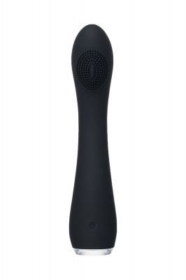 Черный вбратор PPP SHIO-PRO - 21 см. от PPP
