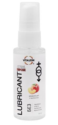 Интимный гель-смазка на водной основе VITA UDIN с ароматом персика - 50 мл. от VITA UDIN