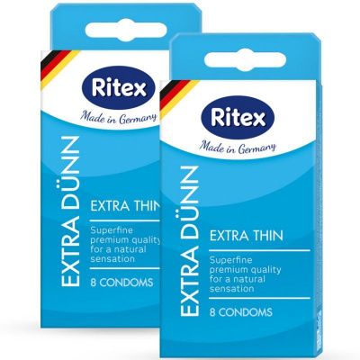Ультратонкие презервативы RITEX EXTRA DUNN - 8 шт. от RITEX
