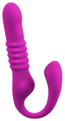 Лиловый вибратор 3 Function Vibrator с функцией фрикций и постукиванием от Orion