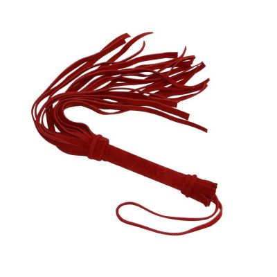 Красная мини-плеть «Королевский велюр» - 40 см. от Sitabella