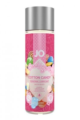 Смазка на водной основе Candy Shop Cotton Candy с ароматом сладкой ваты - 60 мл. от System JO