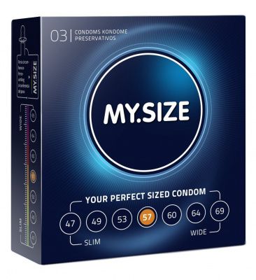 Презервативы MY.SIZE размер 57 - 3 шт. от R&S GmbH