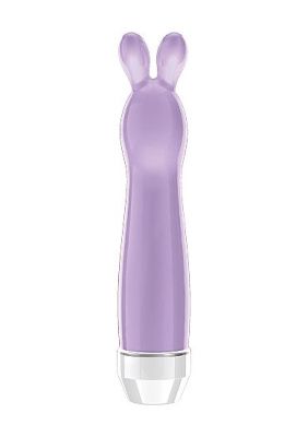 Фиолетовый вибратор с ушками Lena - 17,2 см. от Shots Media BV