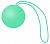 Зеленый вагинальный шарик Joyballs Trend Single от Joy Division