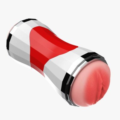 Двусторонний мастурбатор в колбе Power Grip Cup - вагина и ротик от Boys of Toys