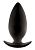 Большая чёрная анальная пробка Renegade Spades  для ношения - 10,1 см. от NS Novelties