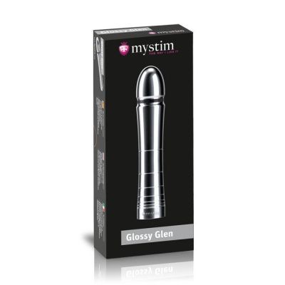 Фаллоимитатор для электростимуляции Glossy Glen Dildo - 14 см. от MyStim