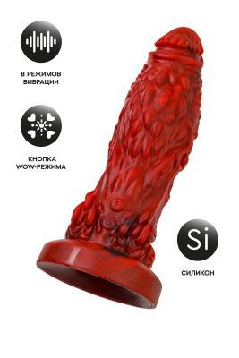 Силиконовый вибратор Monster Docus - 21,7 см. от ToyFa
