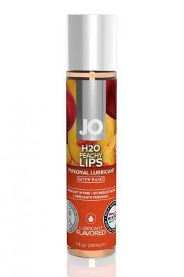 Лубрикант с ароматом персика JO Flavored Peachy Lips - 30 мл. от System JO