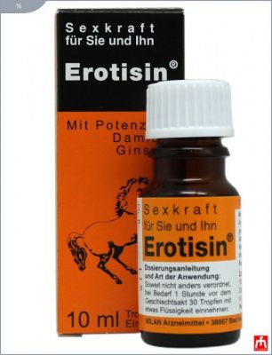Средство для повышения сексуальной энергии EROTISIN - 10 мл. от Milan Arzneimittel GmbH