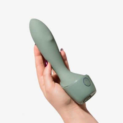 Зеленый стимулятор точки G Onda G-Spot Massager - 19,5 см. от Lora DiCarlo