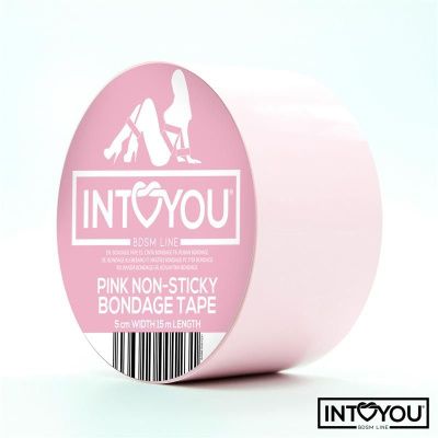 Розовый скотч для фиксации Non-Sticky Bondage Tape - 15 м. от Intoyou