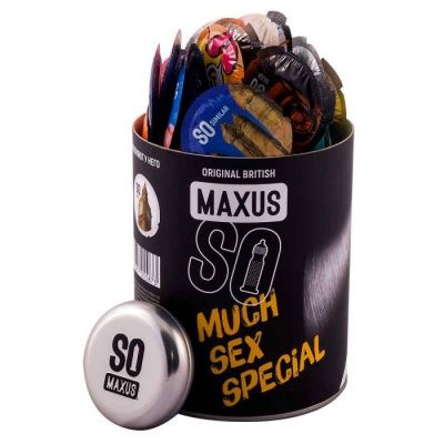 Текстурированные презервативы в кейсе MAXUS So Much Sex - 100 шт. от Maxus
