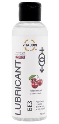 Интимный гель-смазка на водной основе VITA UDIN с ароматом вишни - 200 мл. от VITA UDIN