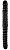 Черный двухсторонний спиралевидный фаллоимитатор - 42,5 см. от Сумерки богов