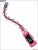 Розовый гнущийся анальный вибратор - 27 см. от Eroticon