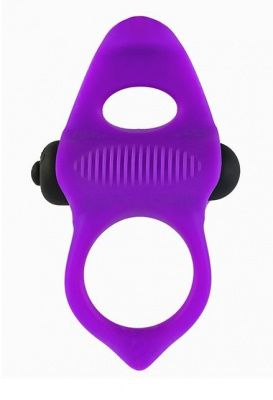 Фиолетовое эрекционное виброкольцо Lingus MAX  от Adrien Lastic