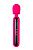 Ярко-розовый wand-вибратор Mashr - 23,5 см. от ToyFa
