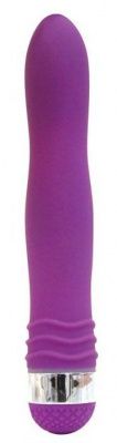 Фиолетовый эргономичный вибратор Sexy Friend - 17,5 см. от Bior toys