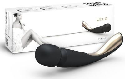 Профессиональный массажер Smart Wand Medium черного цвета от Lelo