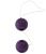 Фиолетовые вагинальные шарики VIBRATONE DUO BALLS PURPLE BLISTERCARD от Seven Creations