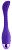 Фиолетовый вибратор INDULGENCE Slender G Vibe - 21 см. от Howells