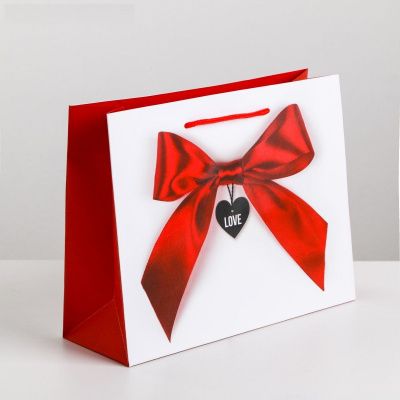 Подарочный пакет  Счастье мое  - 27 х 23 см. от Сима-Ленд