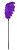 Стек с большим фиолетовым пером Large Feather Tickler - 65 см. от Blush Novelties