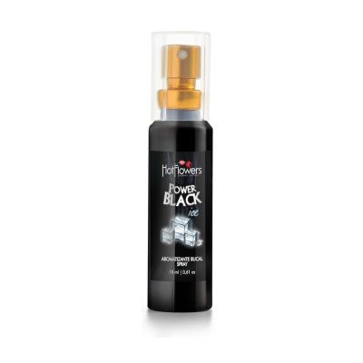 Спрей для оральных ласк Power Black с охлаждающим эффектом - 18 мл. от HotFlowers