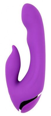 Фиолетовый вибратор-кролик Seduction - 19,5 см. от Chisa