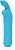 Голубая вибропуля с ушками Rechargeable Rabbit Ears Bullet Vibrator от Happy Rabbit