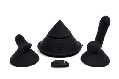 Конусный вибромассажер Cowgirl Cone с 2 насадками от CowGirl