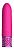 Розовая перезаряжаемая вибропуля Imperial - 10 см. от Shots Media BV