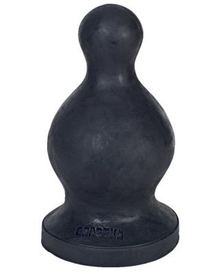 Чёрная анальная втулка XXL для фистинга - 20,55 см. от Erasexa
